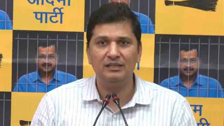 ‘LG is BJP Agent’: AAP Leader Saurabh Bharadwaj Reacts on Delhi LG VK Saxena Recommending NIA Probe Against CM Arvind Kejriwal For Allegedly Receiving Funds From Extremist Organisation