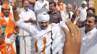 Lok Sabha Elections 2024: Union Minister L Murugan Dances With People During Election Campaigning in Ooty (Watch Video)