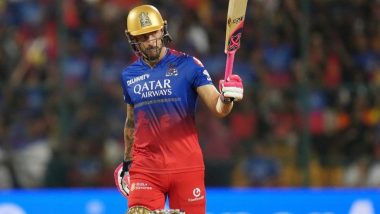 IPL 2024: Skipper Faf du Plessis Wants RCB To Keep Momentum Going After Hat-Trick of Wins