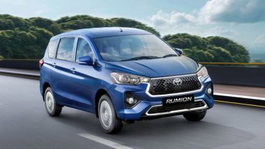 Toyota Rumion G Automatic Variant Launched in India: Check Price, Specifications and Features
