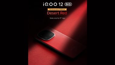 IQOO 12 5G Desert Eagle Teased on X, Anniversary Edition, Sale Will Begin on April 9