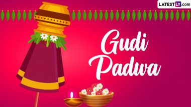 Happy Gudi Padwa 2024 Wishes & Greetings: WhatsApp Status, Samvatsar Padvo HD Images, Facebook Messages and Colourful Gudhi Photos To Celebrate Marathi New Year