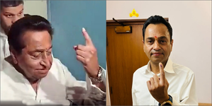 Chhindwara Lok Sabha Election 2024: Former CM Kamal Nath, Son Nakul Nath Cast Votes in Madhya Pradesh (Watch Video)