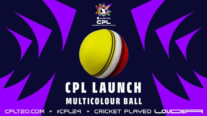 CPL T20: Caribbean Premier League to Use Multicolour Balls for 2024 ...