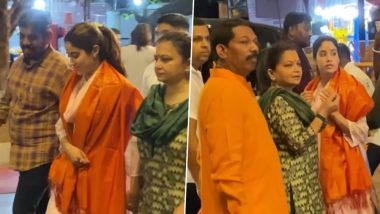 Janhvi Kapoor Seeks Blessings at Siddhivinayak Temple in Mumbai on Gudi Padwa, Video Goes Viral – WATCH