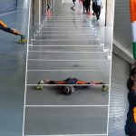 India’s Takshvi Vaghani Sets World Record for Lowest Limbo Skating (Watch Video)