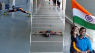 India's Takshvi Vaghani Sets World Record for Lowest Limbo Skating (Watch Video)