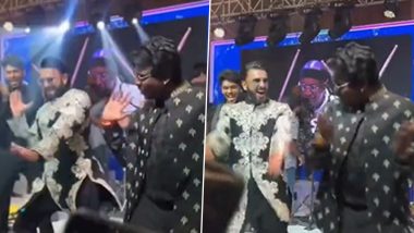 Ranveer Singh, Atlee, Aditi Shankar Set the Stage on Fire As the Dance to Thalapathy Vijay’s Hit Track ‘Appadi Podu’ at S Shankar’s Daughter’s Wedding; Video Goes Viral – WATCH