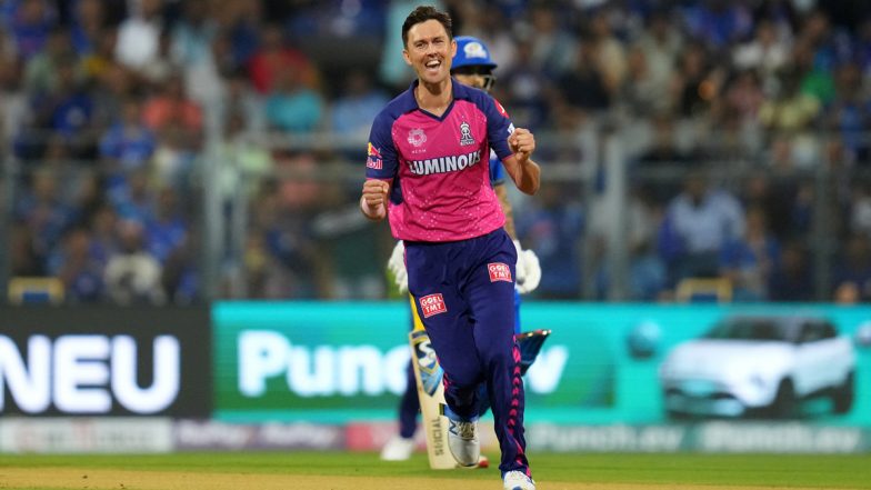 Rohit Sharma Wicket Video: Trent Boult Dismisses Former MI Captain on Golden Duck During MI vs RR IPL 2024 Match