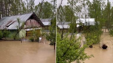 Jammu and Kashmir Rains: Four Killed, Over 350 Families Relocated Amid Floods Caused by Incessant Rainfall