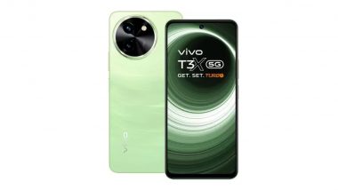 Vivo T3X 5G Launched With Snapdragon 6 Gen 1 Processor, 6,000mAh Battery in India; From Price to Specifications and Sale Details Know Everything About Latest Smartphone From Vivo