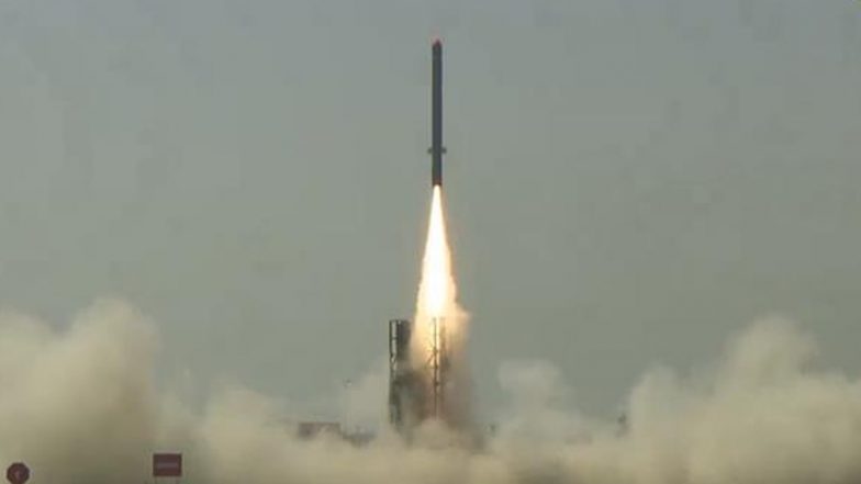 DRDO Conducts Successful Flight Test of Indigenous Technology Cruise Missile off Odisha Coast (Watch Video)