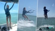 Sydney Sweeney Takes to the Waves As She Drops Thrilling Videos of Kitesurfing Adventure, Jokes &lsquo;I Had a Board Meeting&rsquo; &ndash; WATCH