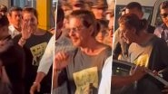Shah Rukh Khan Arrives in Kolkata With Tight Security for KKR vs PBKS IPL Match; Video Goes Viral &ndash; WATCH
