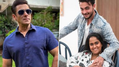 Aayush Sharma and Arpita Khan Sharma Visit Salman Khan's House Following Shooting Incident (Watch Video)