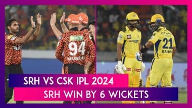 SRH vs CSK IPL 2024 Stat Highlights: Sunrisers Hyderabad Beat Chennai Super Kings By Six Wickets