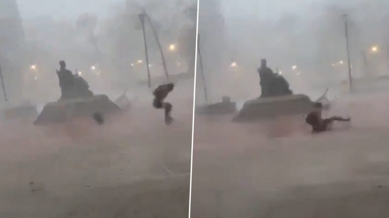 Kentucky Storms: Student Gets Blown Away by Strong Gust of Wind at University Campus As Authorities Issue Alert (Watch Video)