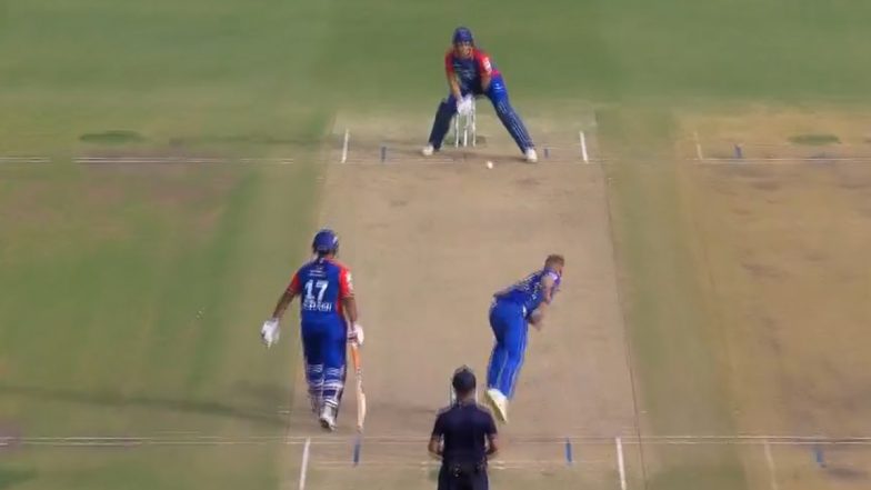 4,4,6,4,4,4! Tristan Stubbs Hits 26 Runs Off Luke Wood's Over During DC vs MI IPL 2024 Match (Watch Video)