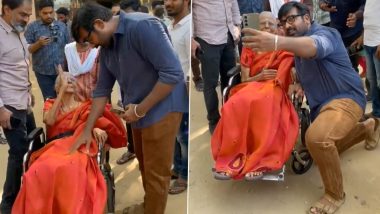 Vijay Sethupathi Clicks Selfie With Wheelchair-Bound Elderly Fan After Casting Vote For Lok Sabha Elections 2024 (Watch Viral Video)