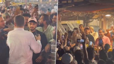 Bigg Boss 17 Winner Munawar Faruqui Gets Mobbed by Sea of Fans As He Attends Iftar Party in Mumbai (Watch Video)