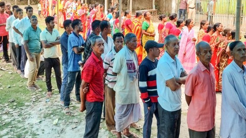 Tripura Records 68.35% Voter Turnout, West Bengal 66.34% Till 3 PM in Lok Sabha Polls