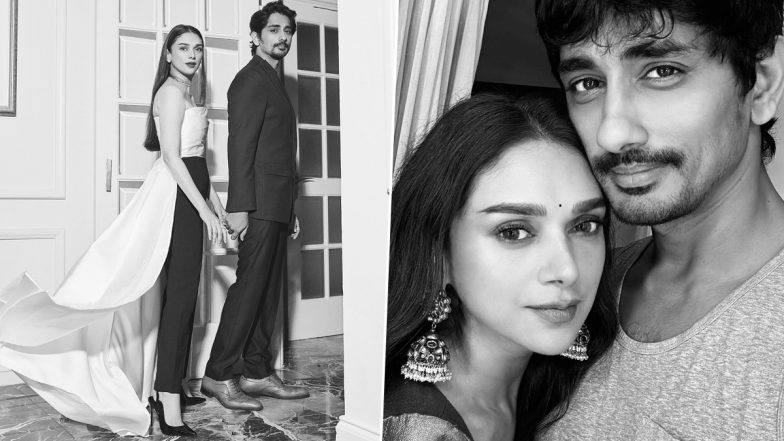 Siddharth Turns 45! Fiancée Aditi Rao Hydari Shares Adorable Pics To Wish Her 'Manicorn' On His Birthday