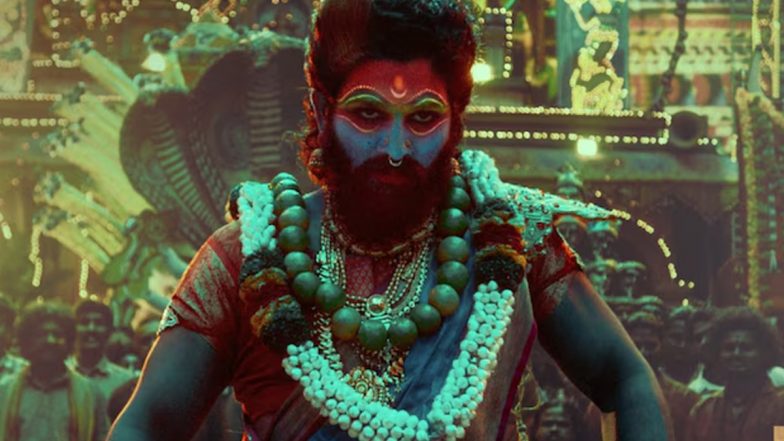 Pushpa 2 - The Rule Teaser: Netizens Are in Love With Allu Arjun’s Jatara Look in Sukumar’s Directorial, Call It 'Mind-Blowing'