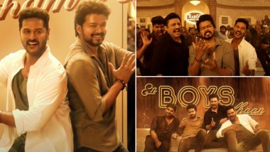 The Greatest of All Time Song 'Whistle Podu': Thalapathy Vijay Croons the First Track of Venkat Prabhu’s Film (Watch Lyrical Video)