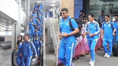 Indian Women’s Cricket Team Arrives in Bangladesh, to Play Five-Match T20I Series Against Hosts (See Pics)