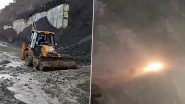 Jammu and Kashmir Landslide Videos: National Highway 44 Closed Due to Landslides at Kishtwari Pather