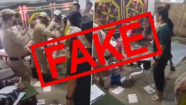 EVM Votes-VVPAT Slips Mismatched in Manipur? Jitendra Awhad Shares Video Claiming Women Broke EVMs After VVPAT Showed Lotus Symbol on Pressing Any Button, EC Terms It Fake News