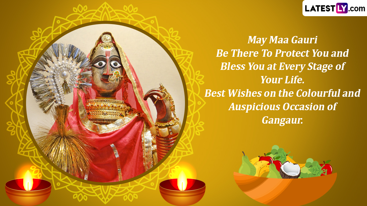 Happy Gangaur 2024 Wishes And Gauri Tritiya Greetings Share Quotes