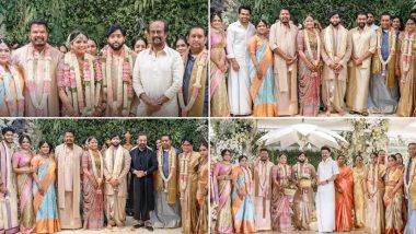 S Shankar's Daughter Aishwarya Shankar Ties the Knot With Tarun Karthikeyan; Rajinikanth, Kamal Haasan, Suriya and Others Grace the Occasion (See Pics)