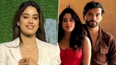 Janhvi Kapoor Wears Necklace With Beau's Nickname 'Shikhu' Written on It at Maidaan Screening (See Pic)