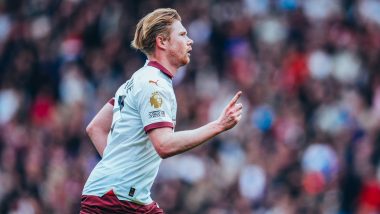 Crystal Palace 2–4 Manchester City, Premier League 2023–24: Kevin De Bruyne Shines, Erling Haaland Scores As Pep Guardiola's Side Secure Crucial Away Victory