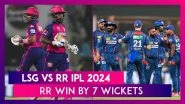 LSG vs RR IPL 2024 Stat Highlights: Sanju Samson, Dhruv Jurel Star In Rajasthan Royals' Victory