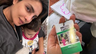 Priyanka Chopra Shares Daughter Malti Marie's 'Chief Troublemaker' ID Card From Head of State Shoot (View Pic)