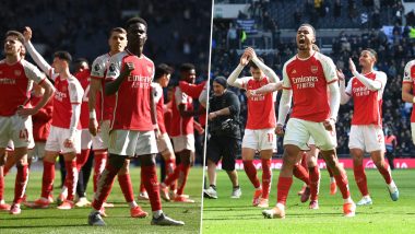 Arsenal 3-2 Tottenham Hotspur, Premier League 2023-24: Bukayo Saka, Kai Havertz On Target As Gunners Survive Spurs' Late Surge to Win North London Derby