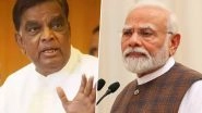 Sreenivasa Prasad Dies: PM Narendra Modi Expresses Condolence Over Demise Of BJP MP from Karnataka's Chamarajanagar, Hails Him as &lsquo;Champion of Social Justice&rsquo;
