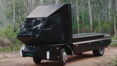 Tresa V0.2 Electric Truck Unveiled; Check Specifications and Features of Made in India Commercial Electric Vehicle From Tresa