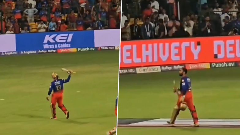 Dinesh Karthik Receives Applause From Chinnaswamy Crowd As He Walks Back Towards Dressing Room Following Fighting Knock in RCB vs SRH IPL 2024 (Watch Video)