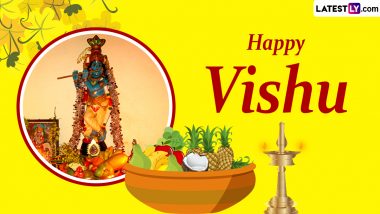 Vishu 2024 Wishes and Vishu Ashamsakal in Malayalam Images: Share Malayali New Year Greetings, WhatsApp Status and HD Wallpapers With Family and Friends