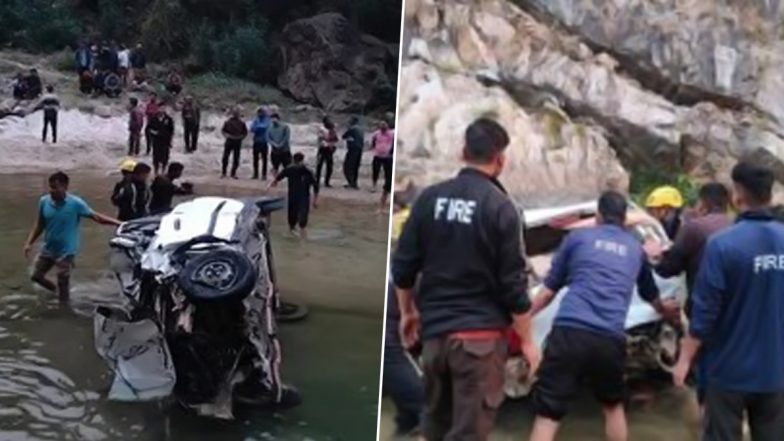 Uttarakhand Road Accident: Car Plunges Into River at Balighat Dharamghar Motor Road in Bageshwar, 4 Dead (See Pics)