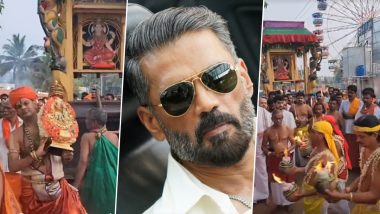 Suniel Shetty Visits His Hometown in Mangalore; Actor Shares Captivating Glimpse Into the Spiritual Customs on Insta (See Pics and Watch Video)