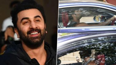 Ranbir Kapoor Buys Brand New Bentley Continental GT V8 Worth Rs 5.23 Crore! Actor Turns Heads As He Takes It for a Run in Mumbai (See Pics and Watch Video)