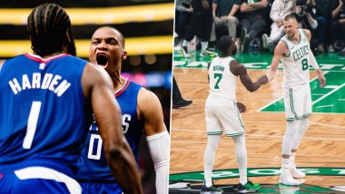 NBA Playoffs 2024: LA Clippers Down Dallas Mavericks, Boston Celtics Criuse to Easy Win against Miami Heat in Game 1 of Postseason Series