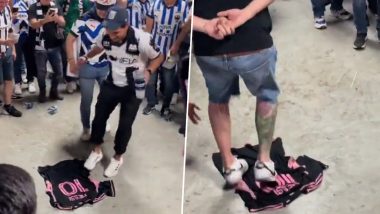 Monterrey Fans Stomp on Lionel Messi’s Jersey After Mexican Side Defeats Inter Miami in CONCACAF Champions Cup 2024 Quarterfinal (Watch Video)