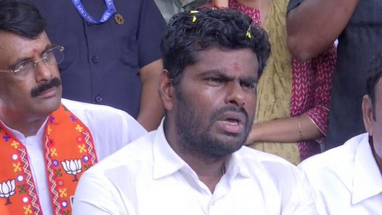 Tamil Nadu Lok Sabha Elections 2024: BJP Tamil Nadu Chief Annamalai Faces FIR for Alleged Campaigning Beyond Permitted Hours in Coimbatore