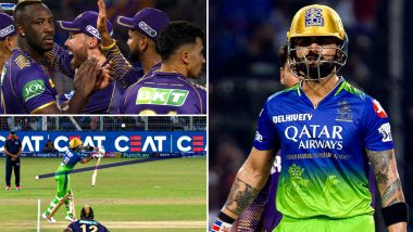 Virat Kohli Wicket Video: Watch Harshit Rana Dismiss Royal Challengers Bengaluru Star During KKR vs RCB IPL 2024 Match