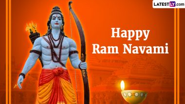 Ram Navami 2024 Rangoli Designs: Easy and Quick Rangoli Patterns Dedicated to Lord Ram To Celebrate the Auspicious Day (Watch Videos)